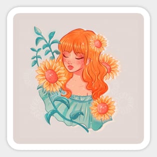 sunflower Sticker